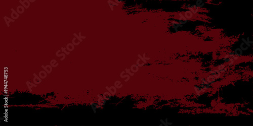 Dark burgundy red grunge texture background, moody deep maroon painted wall surface with distressed vintage brush strokes