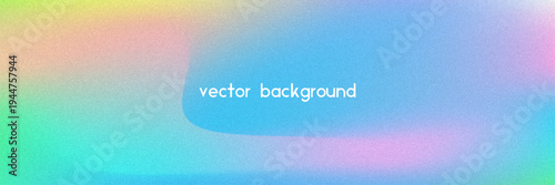 Noise Gradient Background. Abstract Grainy Bg In Pink, Purple And Blue Colors. Iridescent Hologram. Pearlescent Holographic Texture With Rainbow Foil. Fluorescent Light On Soft Paper Blend