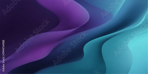 Smooth flowing abstract blue background featuring wavy curves and soft light patterns with a digital silk texture for a modern motion design backdrop