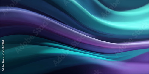Abstract blue and purple background wallpaper features a smooth digital design with flowing wavy lines and soft artistic curves in a light motion pattern of energy