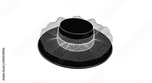 Vector black strainer with clear lid