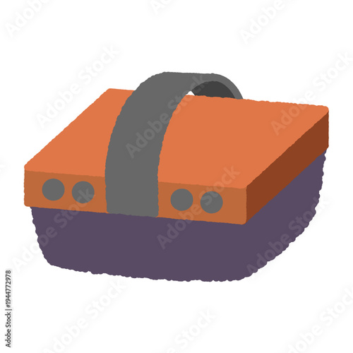 手書き風のシンプルアイコンイラスト　黒板消し