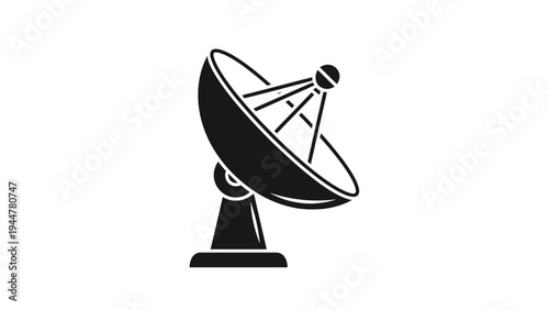 Satellite Dish Antenna Telecommunications Equipment.