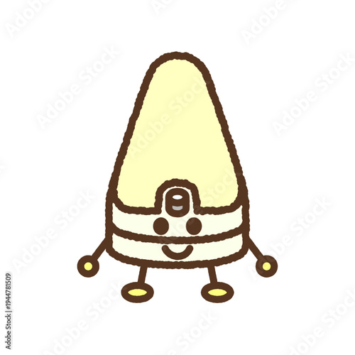 キャラクター風の単品アイコンイラスト　爪切り