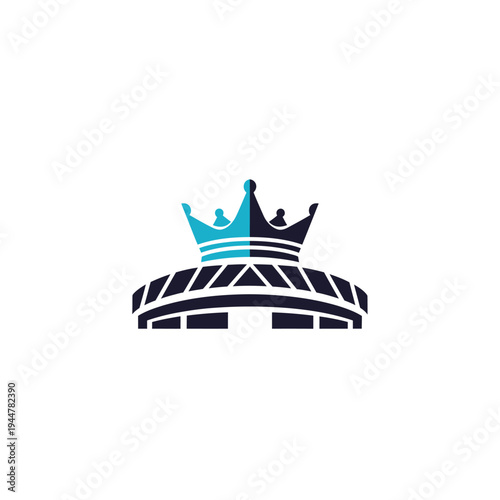 Crown on Film Reel Closeup.