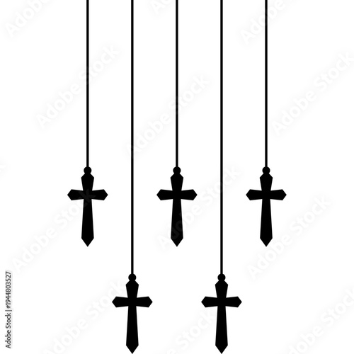 Good Friday Hanging Cross Decoration