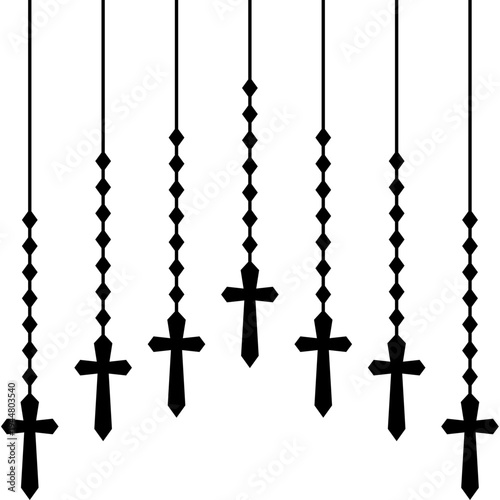 Good Friday Hanging Cross Decoration