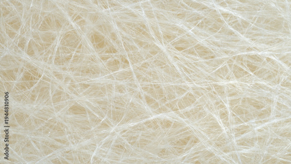 Obraz premium Abstract Close-Up of Translucent White Fiber Texture Background