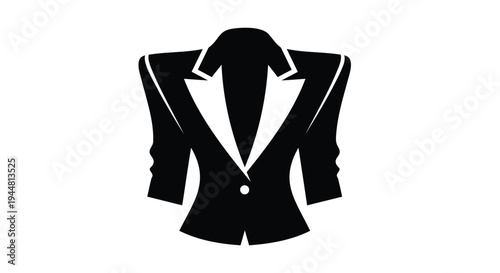 Vector business suit jacket icon