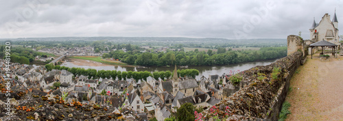 Foto Vue panoramique depuis le château de Chinon