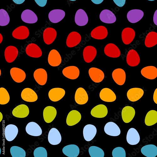 Easter eggs seamless pattern for wallpaper and kitchen fabrics and textiles and kids linens and wrapping paper