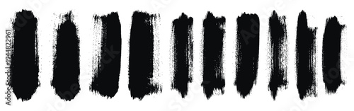 Abstract brush stroke pattern with vertical black lines
