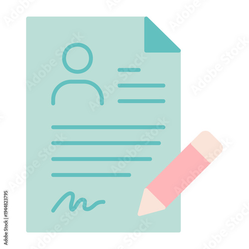 CV + small edit pencil