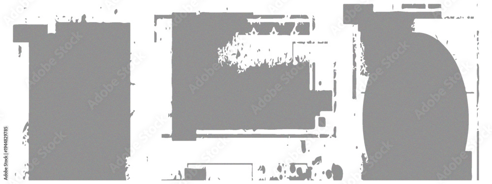 Fototapeta premium Grunge Frames and Distressed Texture Overlays for Backgrounds, Photo Masks and Vintage Design Elements.