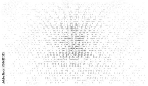 The Digital Nebula - Artistic Binary Diffusion and Cloud Data Distribution