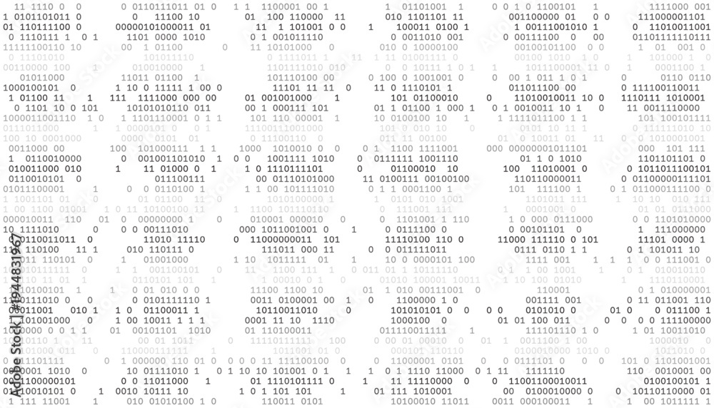 Fototapeta premium Digital Gridwork - A Structured Array of Binary Logic and Information Processing Blocks