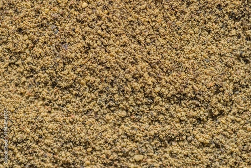 Macro Texture of Ground Black Pepper Powder