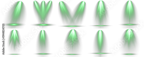 Collection of light sources illuminated, illuminates darkness.