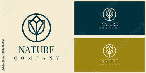 nature company logo design concepts