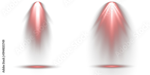 Bundle of light sources bright, illuminates darkness.