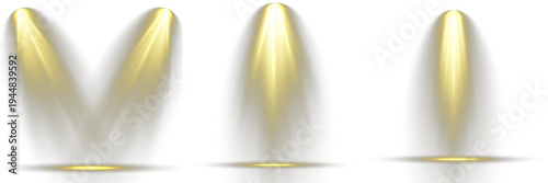 Set of light sources bright, for concert illumination.