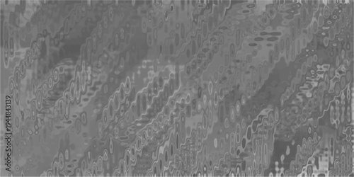 Abstract Grayscale Distorted Waves Texture with Fluid Motion and Rippling Surface Effects vector illustration