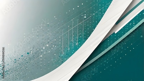 Futuristic blue business technology wave background