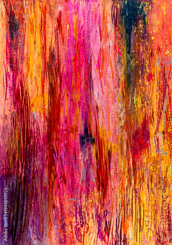 Abstract acrylic painting original art by artist