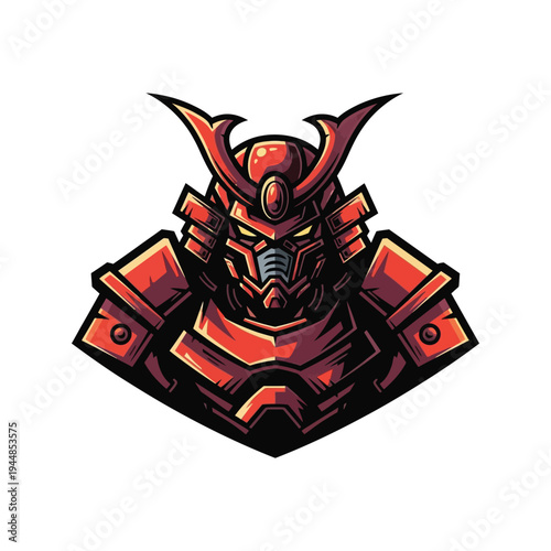 Samurai warrior helmet head armor.