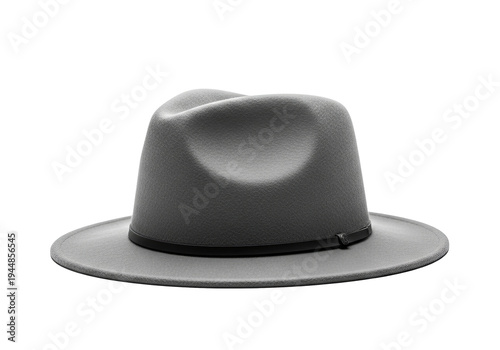 Wallpaper Mural Gray Fedora on a Dark Surface, Studio Shot Torontodigital.ca