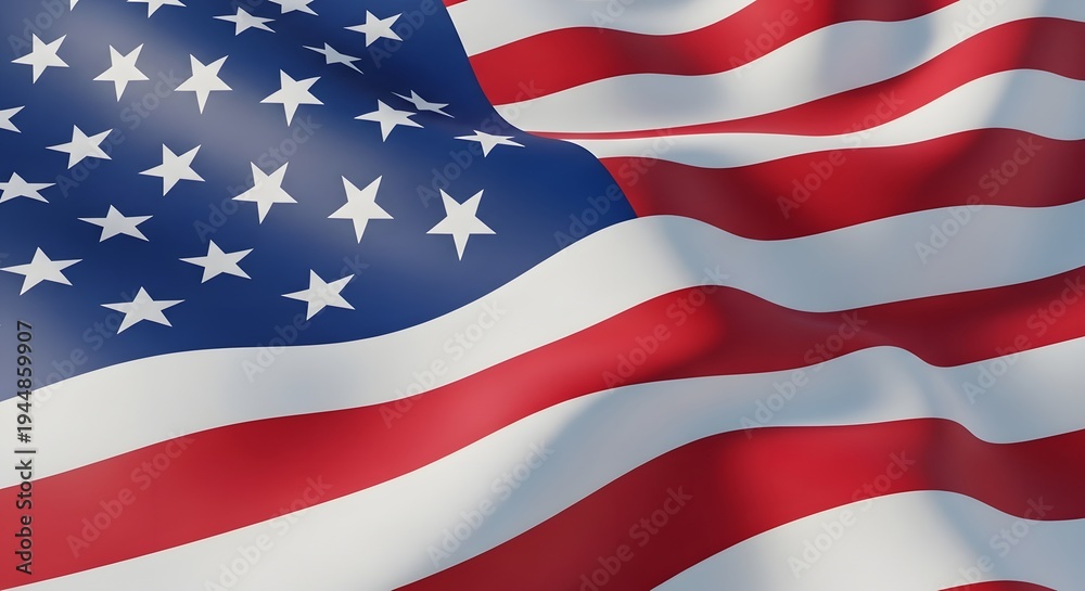 Obraz premium Celebrating flag day the adoption of the united states flag on june 14th