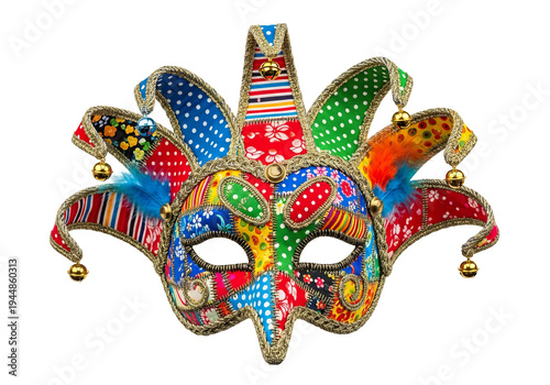 Wallpaper Mural Vibrant Venetian Carnival Mask Detailed Close Up Shot Torontodigital.ca