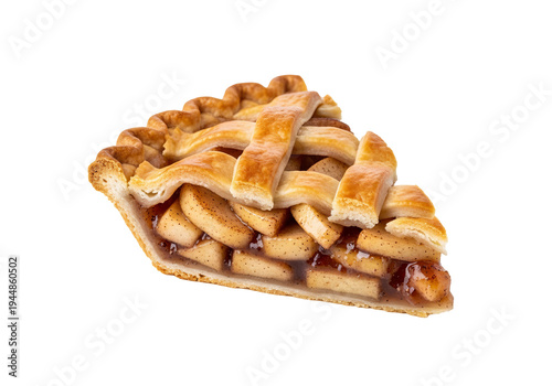 Wallpaper Mural Warm Apple Pie Slice Close Up Shot, Golden Lighting Torontodigital.ca