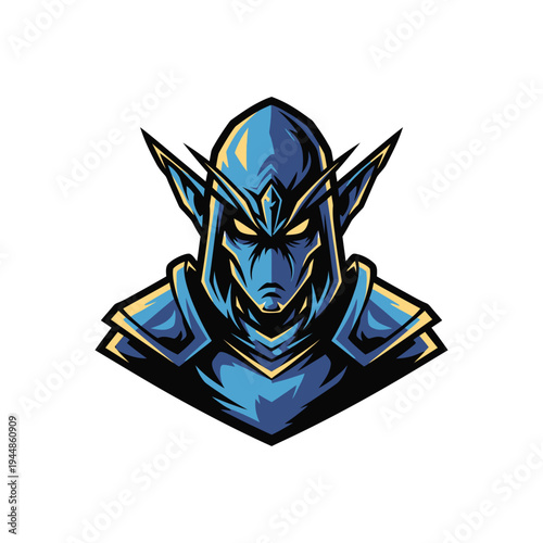 Illustration of a blue creature.