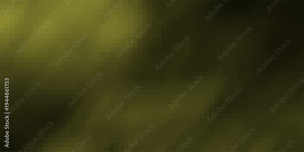 Obraz premium Pixelated abstract texture in olive green and dark tones with a subtle gradient effect for digital backgrounds and graphic design elements