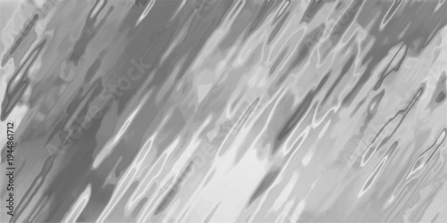 Monochromatic abstract background with flowing wavy lines and light reflections creating a sense of liquid motion and depth