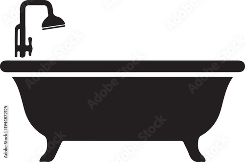 Clawfoot bathtub openshower design interior decor luxury residential home furniture