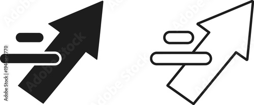 Arrow icons swap exchange isolated on transparent background, Vector