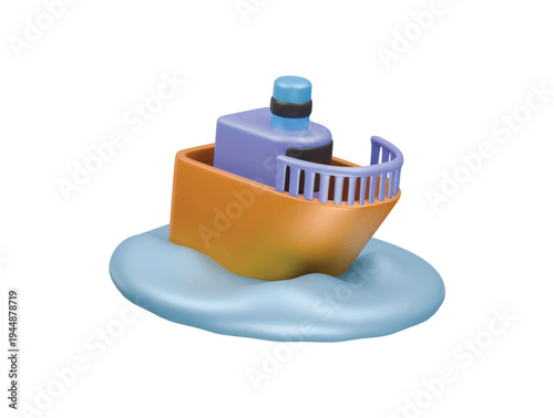 yacat icon 3d illustration render