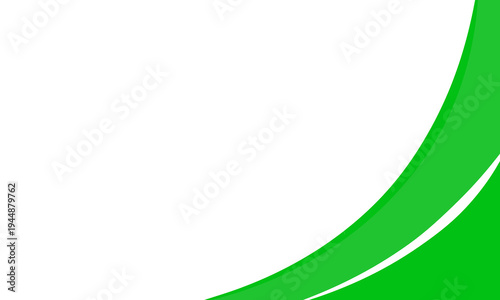 Abstract Green Business Curve Background with Curved Lines