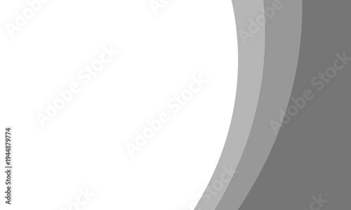 Abstract Grey Business Background with Curved Shapes