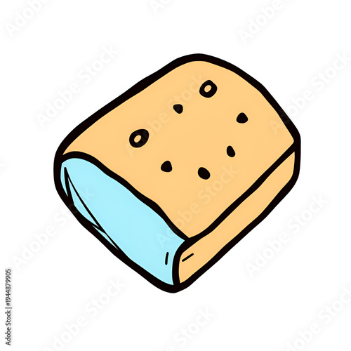 Doodle Bisquit icon for biscuit or cracker