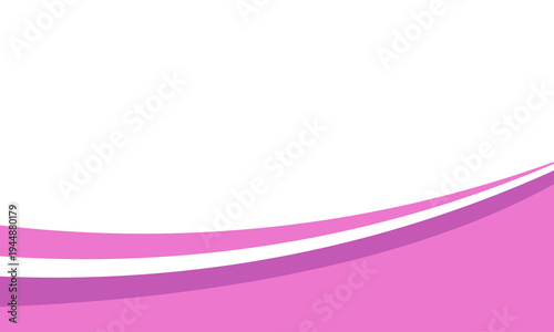 Abstract Simple Dynamic Curve Pink and White Business Background