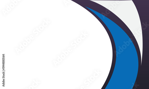 Blue Business Flow Curved Lines Background