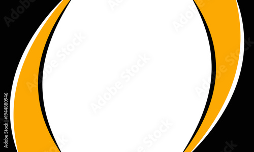 Modern Abstract Black and White Flowing Curves Background