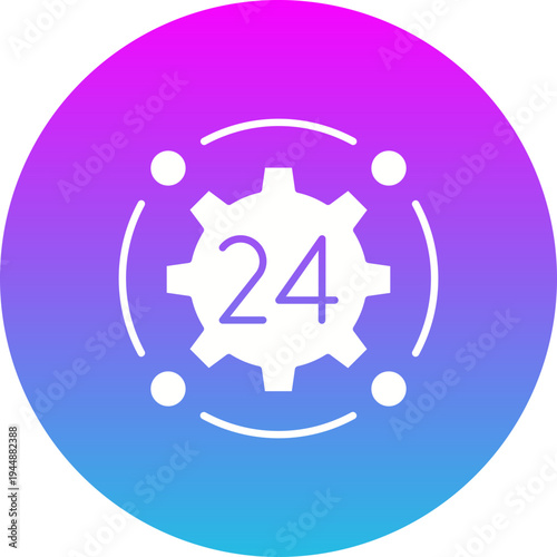 24 hours Icon