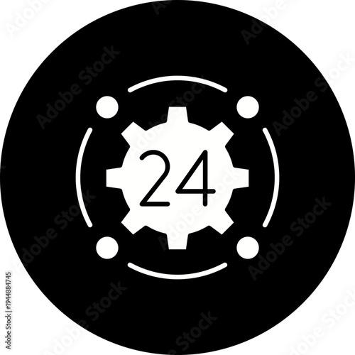 24 hours Icon