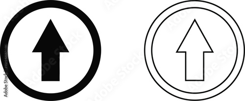 Free Download Up arrow icons isolated on transparent background, Vector - GFXLoad