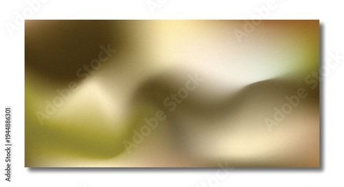 Abstract Olive Green and Gold Mesh Gradient Background with Grainy Texture, Elegant Fluid Moss Wave Surface, Modern Minimalist Blurred Motion Design for Cinematic Luxury Brand and Organic Web Header