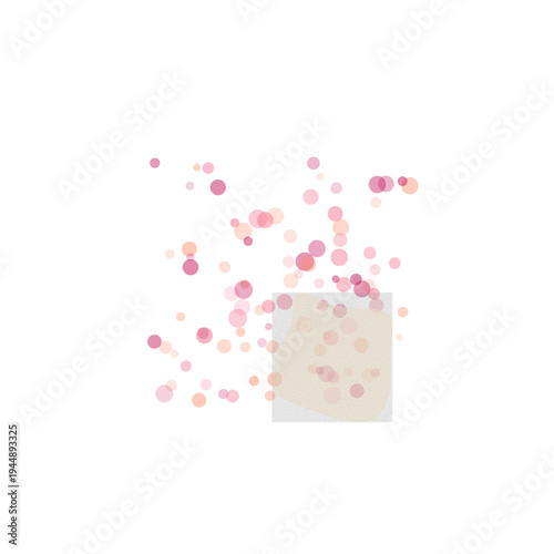 Tactile jam blot shapes vector, textured cut paper SVG